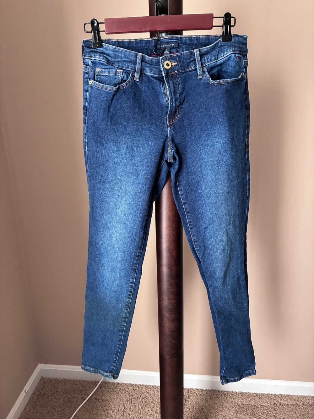 Tommy Hilfiger Women's Skinny Jeans in Blue Denim